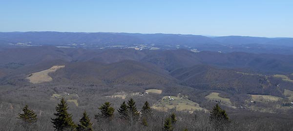 The view from Bald Knob